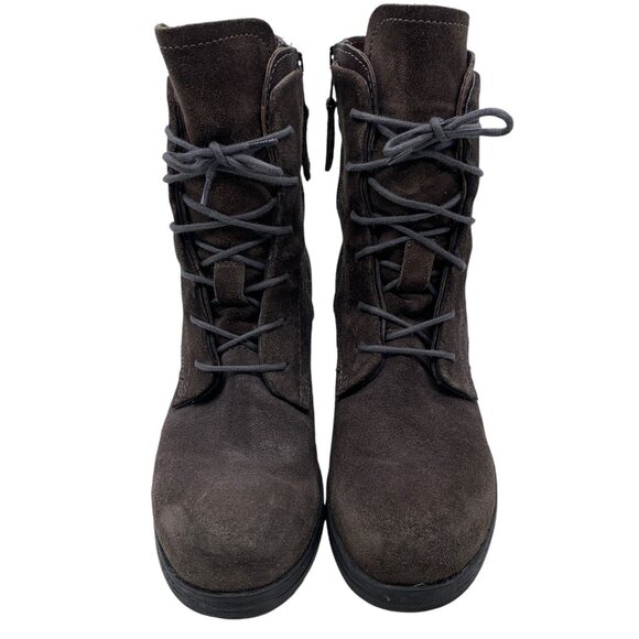 Miz Mooz Lace Up Boots Booties Sloanne Brown Women’s Sz EU 39/ US 8.5-9. #16 - Picture 3 of 13